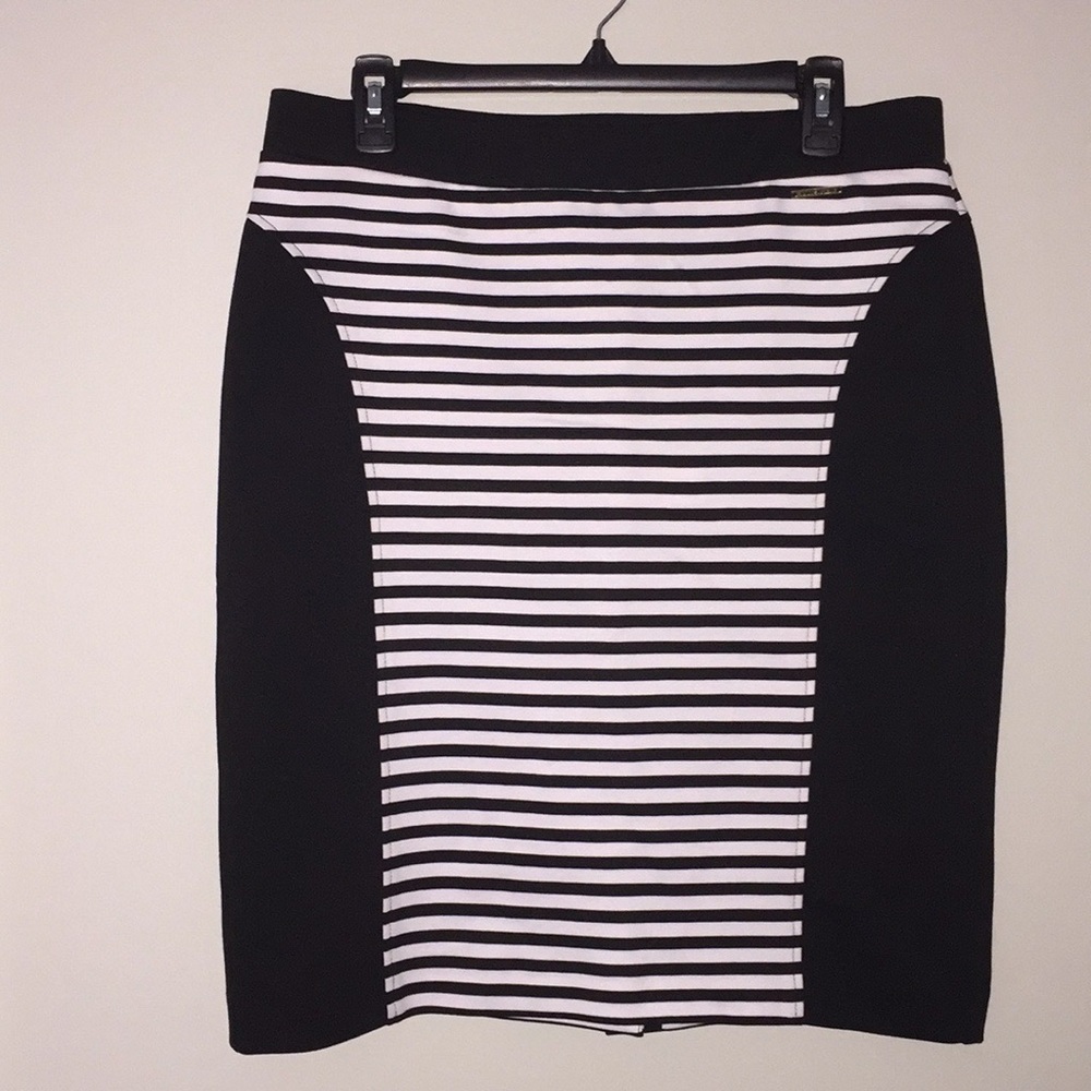 Anne Klein Stretchy Striped Skirt